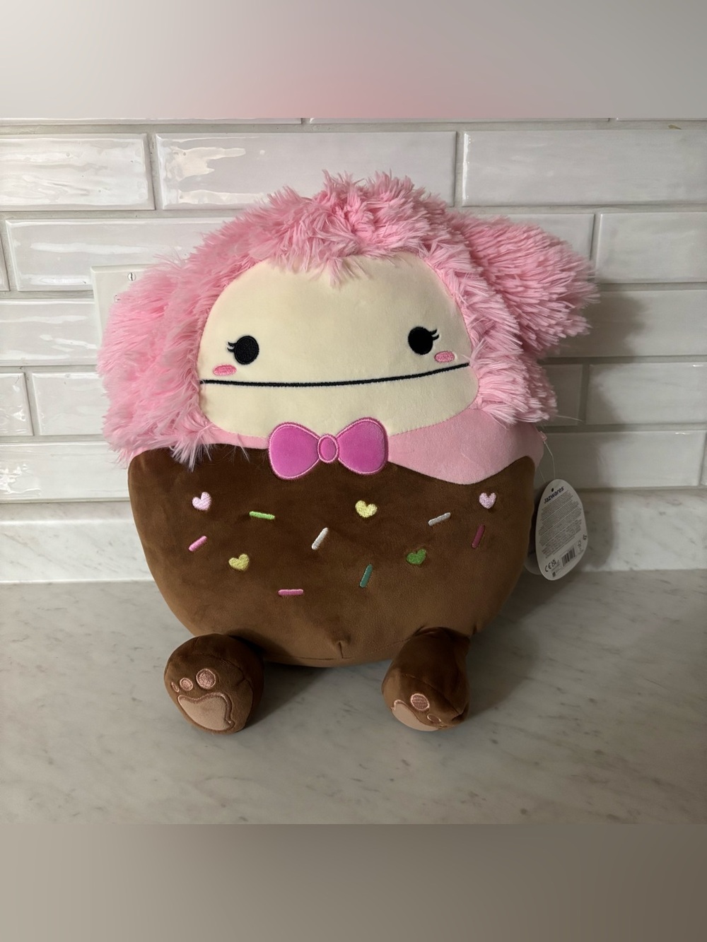 Brina the Chocolate Dipped Bigfoot Squishmallow